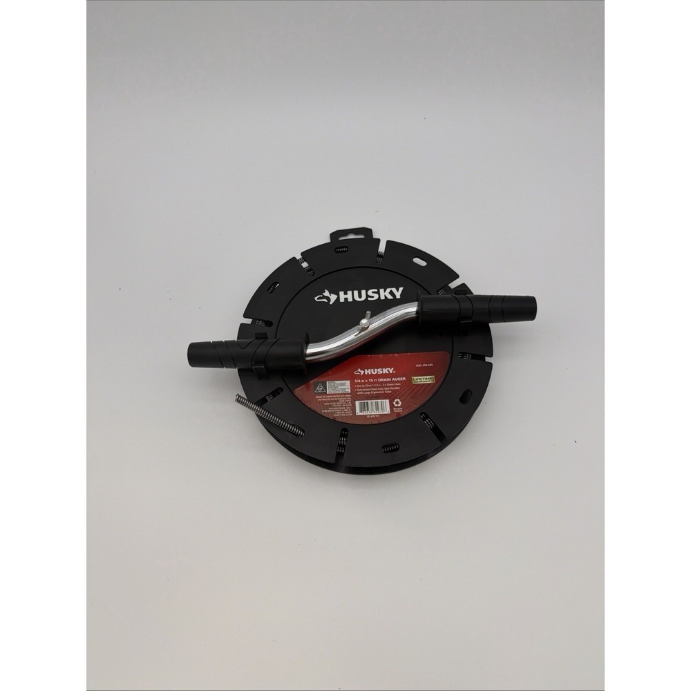 Husky Drain Openers Plumbing Snakes & Auger 1/4" x 15' 1002494605